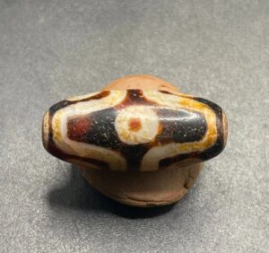 Six-eyed Dzi Bead