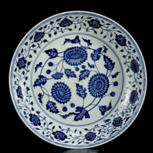 Blue and White Plate