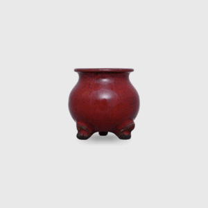 Red-Glaze Tripod Censer