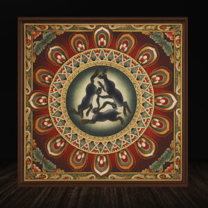 Three Hares Shared Ears Ceiling Motif